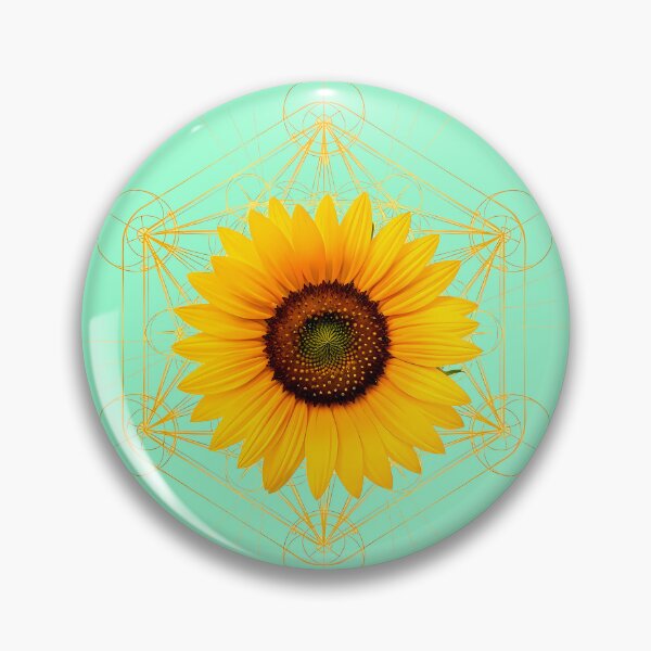 Artikelvorschau, Heilige Geometrie Sonnenblume – Goldene Blume des Lebens entworfen und verkauft von Credisaim.