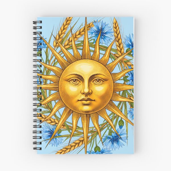Item preview, Golden Harvest Sun - Wheat & Blue Cornflowers Solstice designed and sold by Credisaim.