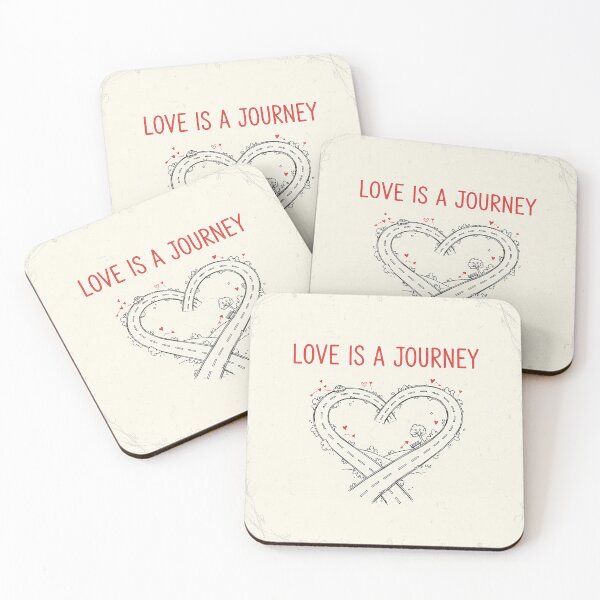 Item preview, Love is a Journey: Minimalist Poster in Artistic Sketch Style designed and sold by VisualRotaStudio .