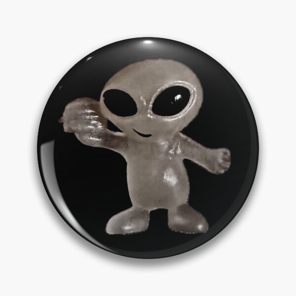 Item preview, Grey Alien with Hamburger by ElitebyElise designed and sold by ElitebyElise.