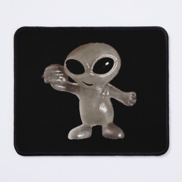 Item preview, Grey Alien with Hamburger by ElitebyElise designed and sold by ElitebyElise.