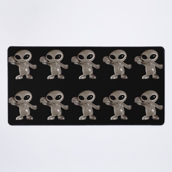 Item preview, Grey Alien with Hamburger by ElitebyElise designed and sold by ElitebyElise.