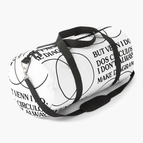 Item preview, Funny Nerdy I Don't Always Make Diagrams But Venn I Do, Do Circulos Black Text designed and sold by MathWare MathClips.