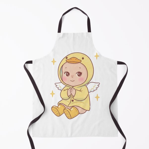 Item preview, DUCK YELLOW RAINCOAT ANGEL BABY SONNY TRINKET designed and sold by heypattistudio.