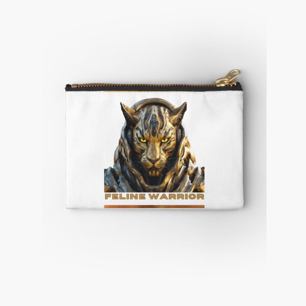 Item preview, Feline Warrior Tiger Alien Portrait - Alien T-Shirt Design designed and sold by GreenGirl-store.