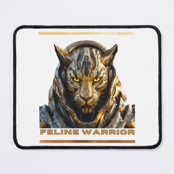 Item preview, Feline Warrior Tiger Alien Portrait - Alien T-Shirt Design designed and sold by GreenGirl-store.