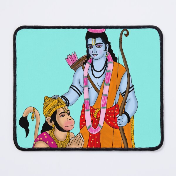 Item preview, Hanuman Art – Powerful Hindu Monkey God Illustration designed and sold by Harshit_Digital_Arts.