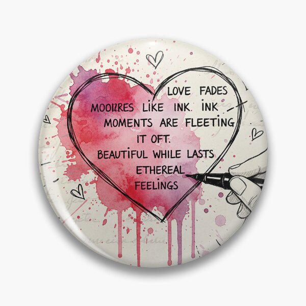 Item preview, Heart of Ink and Watercolor: Ephemeral Feelings in Sketch Style designed and sold by VisualRotaStudio .