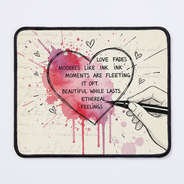 Item preview, Heart of Ink and Watercolor: Ephemeral Feelings in Sketch Style designed and sold by VisualRotaStudio .