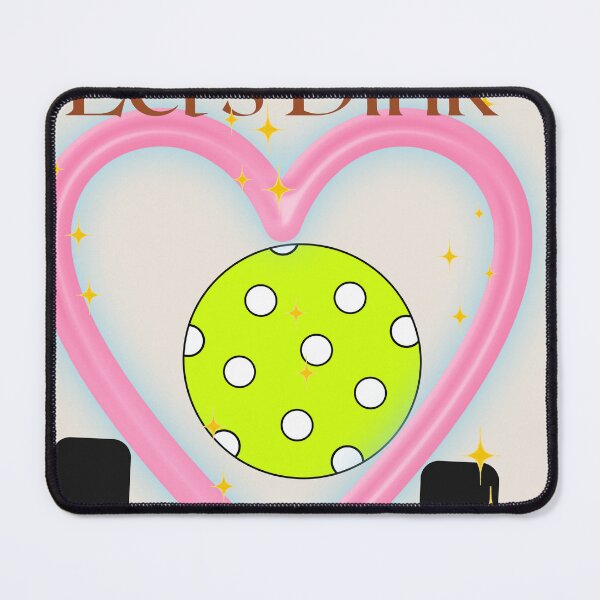 Item preview, : Let’s Dink - Pickleball Love with Pink Heart and Sparkles designed and sold by Extremeallie.