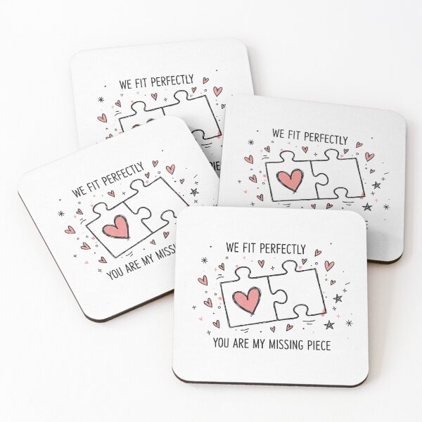 Item preview, Perfect Fit: Soulmate Puzzles in Sketch Style designed and sold by VisualRotaStudio .