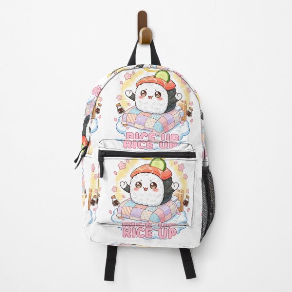 Item preview, Rice Up! Funny Kawaii Sushi Awakening – Cute Sushi Food Pun Art designed and sold by GlobalBoom.