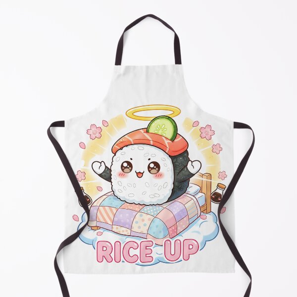 Item preview, Rice Up! Funny Kawaii Sushi Awakening – Cute Sushi Food Pun Art designed and sold by GlobalBoom.