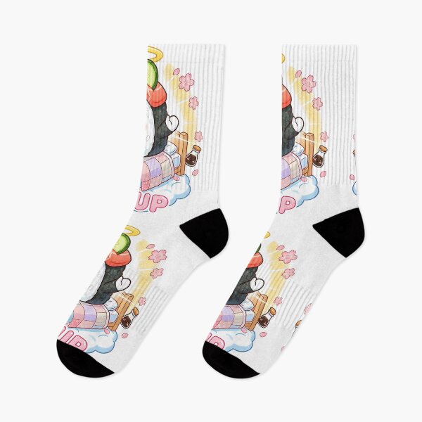 Item preview, Rice Up! Funny Kawaii Sushi Awakening – Cute Sushi Food Pun Art designed and sold by GlobalBoom.