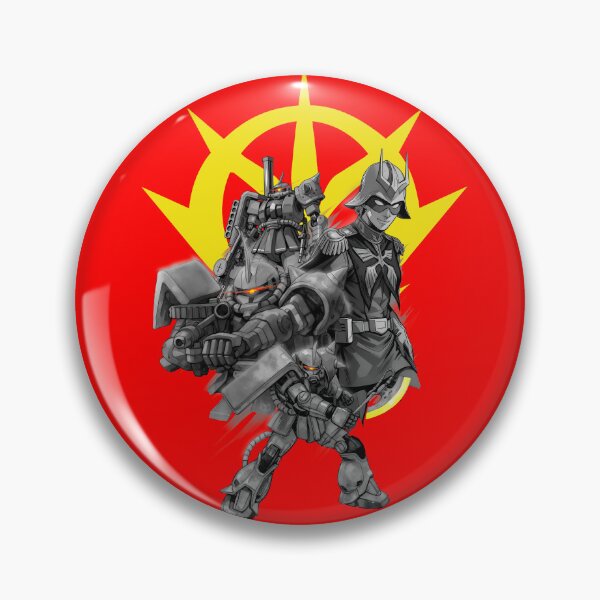 Item preview, black white full art char aznable GUNDAM RED COMET vector art designed and sold by sabartgunpla.