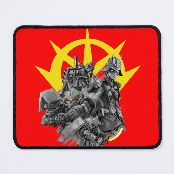Item preview, black white full art char aznable GUNDAM RED COMET vector art designed and sold by sabartgunpla.