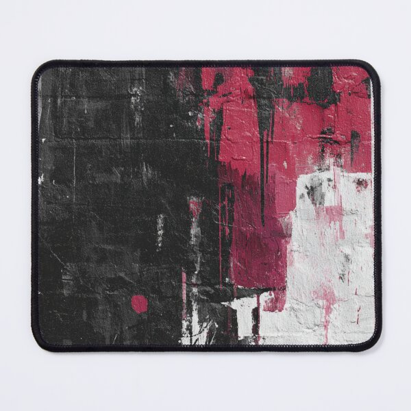 Item preview, Red Abstract Graffiti on Black Brick Wall designed and sold by Sketch-Shack.
