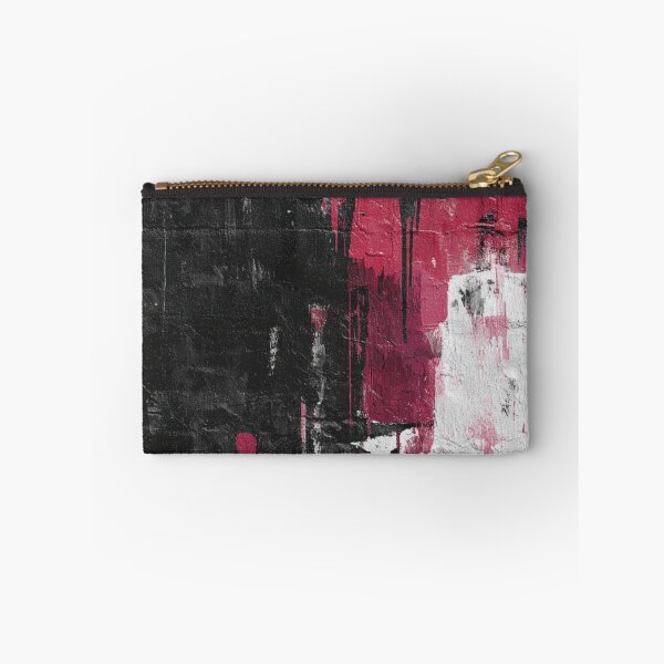 Item preview, Red Abstract Graffiti on Black Brick Wall designed and sold by Sketch-Shack.