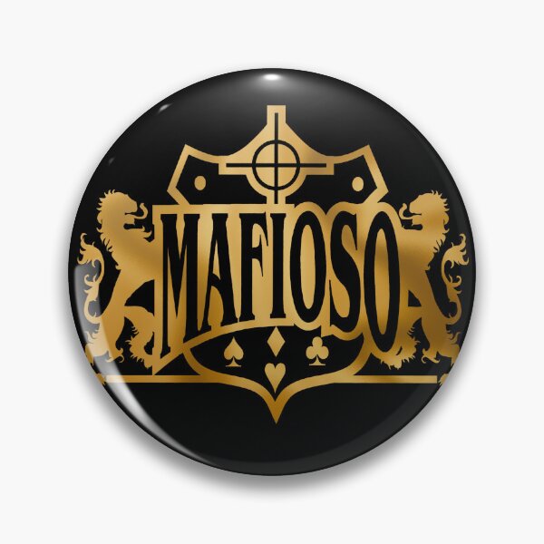 Item preview, Mafioso Classic gold foil logo designed and sold by Ghoul Enterprises.