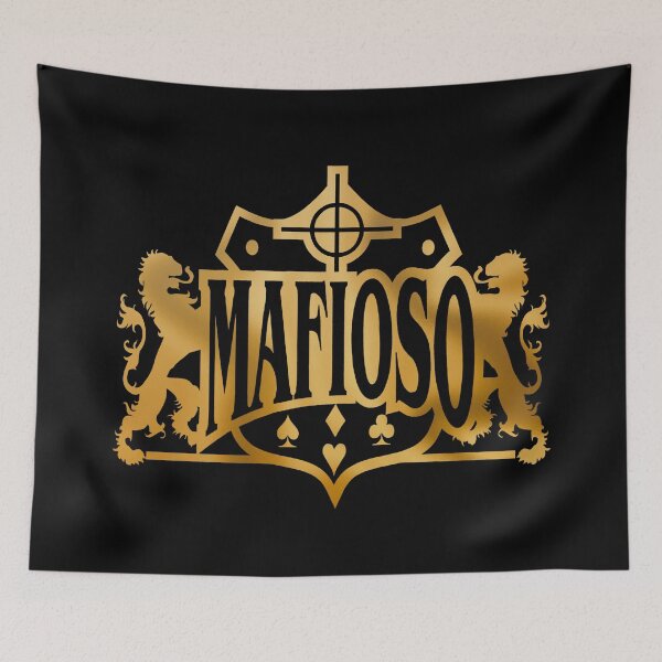 Item preview, Mafioso Classic gold foil logo designed and sold by Ghoul Enterprises.