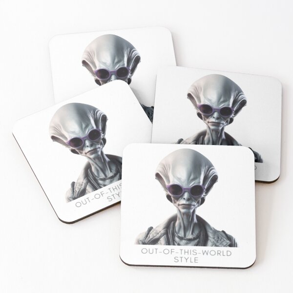 Item preview, Zephra Alien Fashion Matriarch Portrait - Alien T-Shirt Design designed and sold by GreenGirl-store.