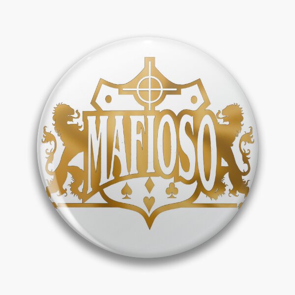 Item preview, Mafioso Classic gold foil logo designed and sold by Ghoul Enterprises.