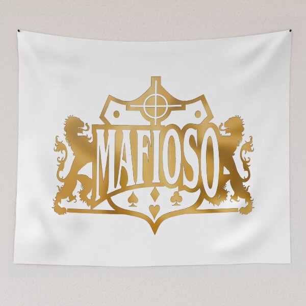 Item preview, Mafioso Classic gold foil logo designed and sold by Ghoul Enterprises.