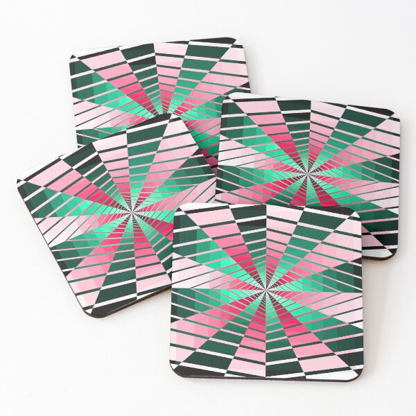 Item preview, Geometric Layout In Red and Green, Geometric Abstraction, Abstract Art designed and sold by DDJust4U.