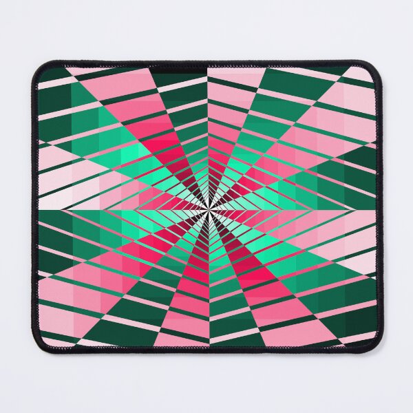 Item preview, Geometric Layout In Red and Green, Geometric Abstraction, Abstract Art designed and sold by DDJust4U.
