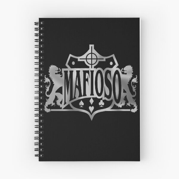 Item preview, Mafioso Classic silver foil logo designed and sold by Ghoul Enterprises.