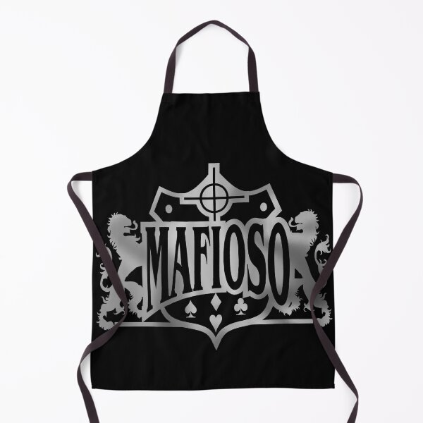 Item preview, Mafioso Classic silver foil logo designed and sold by Ghoul Enterprises.
