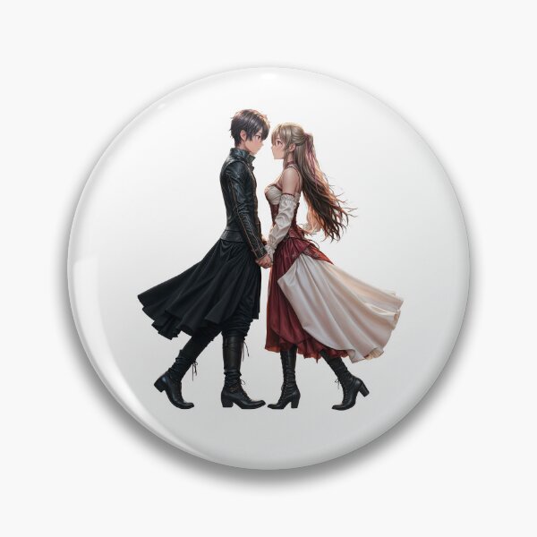 Item preview, kirito asuna holding hands designed and sold by mastorasleo.