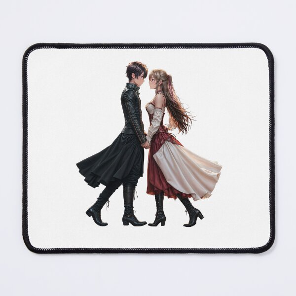 Item preview, kirito asuna holding hands designed and sold by mastorasleo.