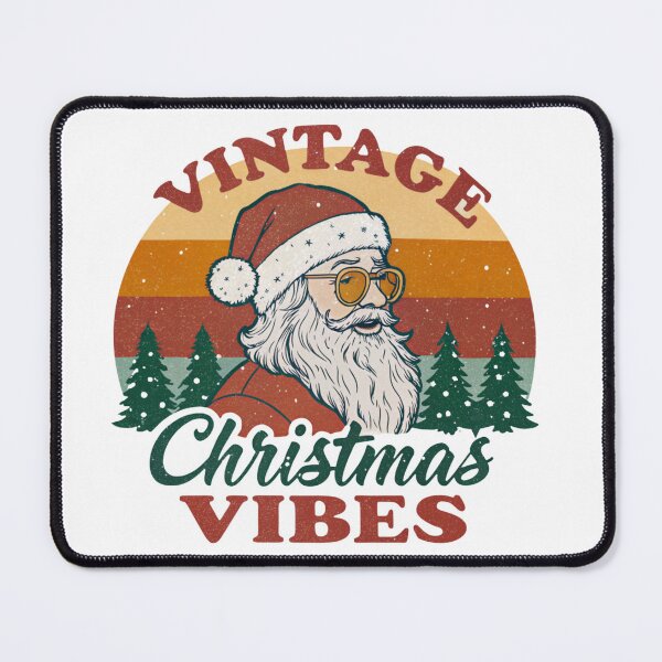 Item preview, Vintage Christmas Vibes Santa Claus Design – Retro Holiday Santa Art designed and sold by A1MarketDesigne.