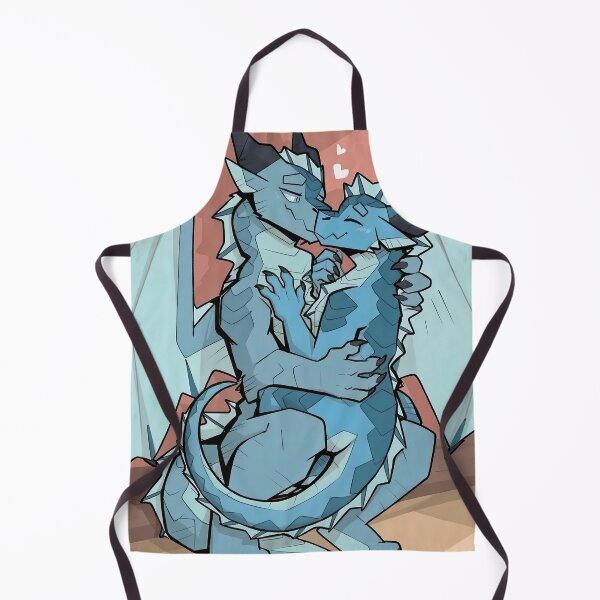 Item preview, Romantic Blue Seawing Dragons Loving Embrace designed and sold by KaMow.