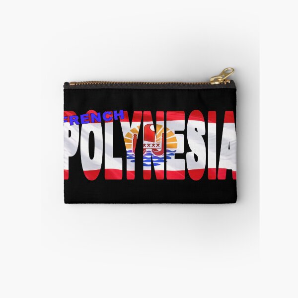 Item preview, FRENCH POLYNESIA - Flag Flying in Wind cut to Letters Souvenir Sticker Shirt designed and sold by Adam Gormley.