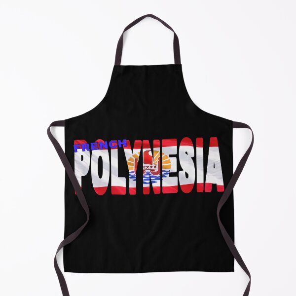 Item preview, FRENCH POLYNESIA - Flag Flying in Wind cut to Letters Souvenir Sticker Shirt designed and sold by Adam Gormley.