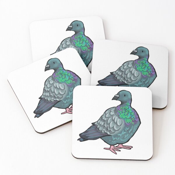 Item preview, Bright Feathered Pigeon designed and sold by arrowofthyme.