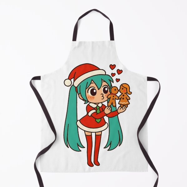 Item preview, Hatsune Miku with kissing gingerbread cookies. designed and sold by PiggyWonka.