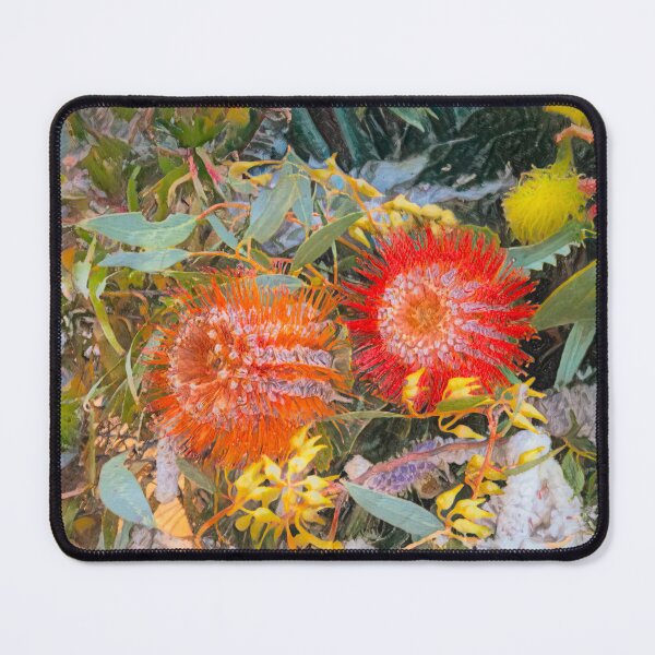 Item preview, Australian Banksia and Grevillea Botanical Art With Flow designed and sold by Michael van der Hoorn.
