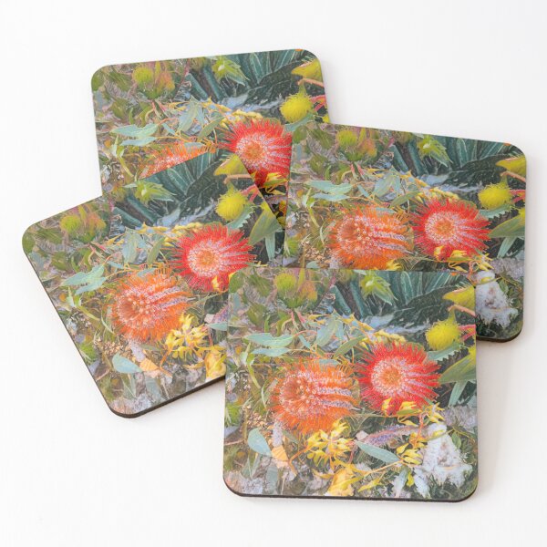 Item preview, Australian Banksia and Grevillea Botanical Art With Flow designed and sold by Michael van der Hoorn.