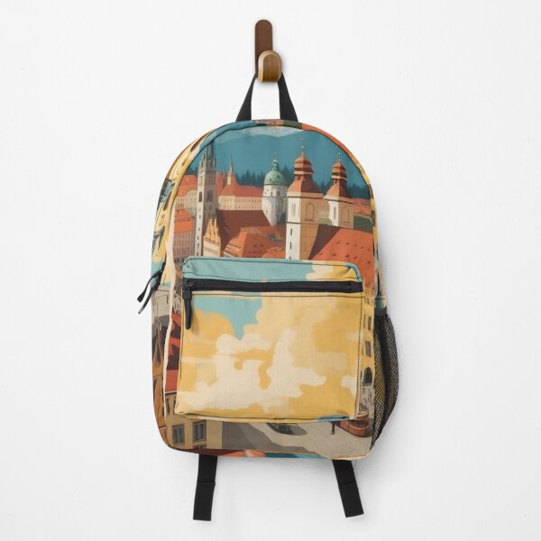 Item preview, Munich Bavaria Vintage Travel Poster | Retro German City Art designed and sold by Esterlane.