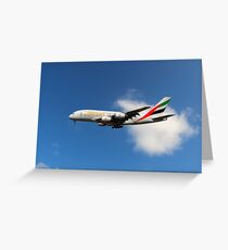 Emirates Airbus A380-861 Carte de vœux