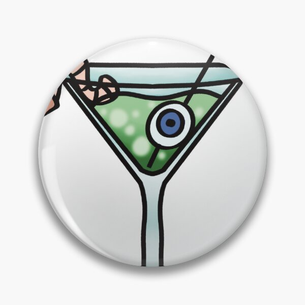 Item preview, Green Monster Drink in Martini Glass designed and sold by sleepyheadedbb.