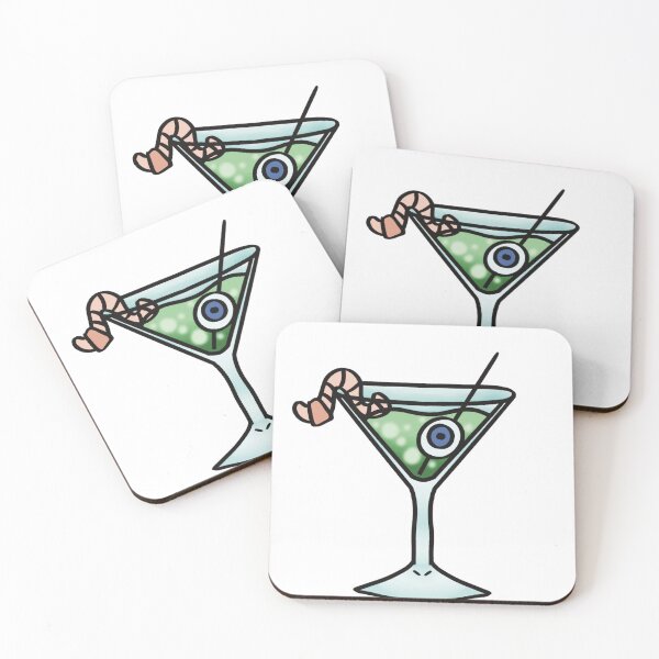 Item preview, Green Monster Drink in Martini Glass designed and sold by sleepyheadedbb.