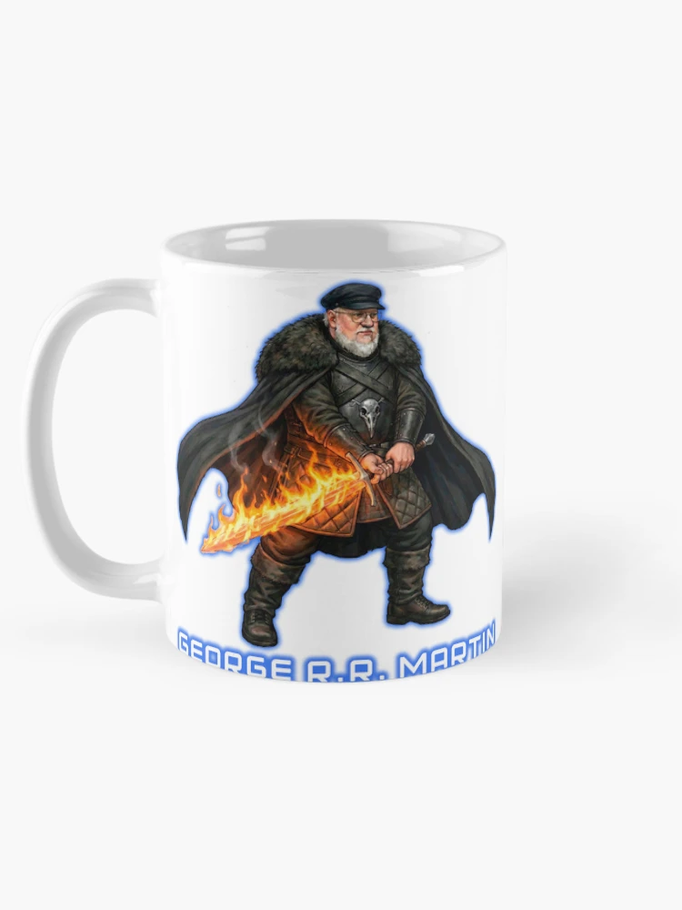 Thumbnail 5 of 6, Coffee Mug, George R.R. Martin – The Lord Commander designed and sold by Write-N-Fight.