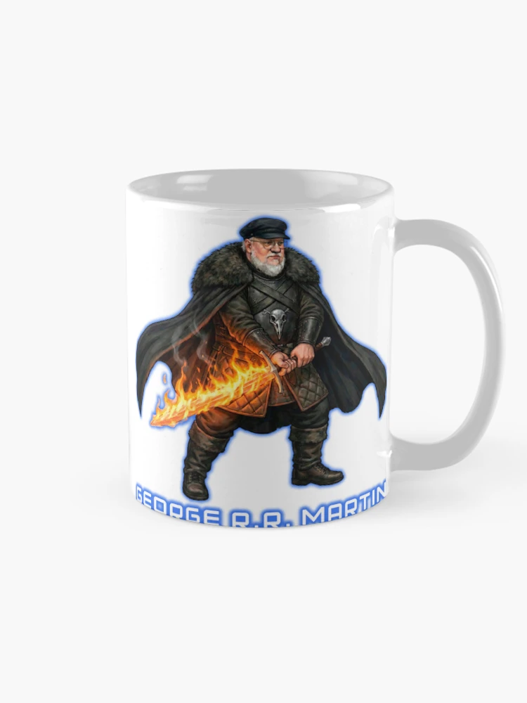 Thumbnail 3 of 6, Coffee Mug, George R.R. Martin – The Lord Commander designed and sold by Write-N-Fight.