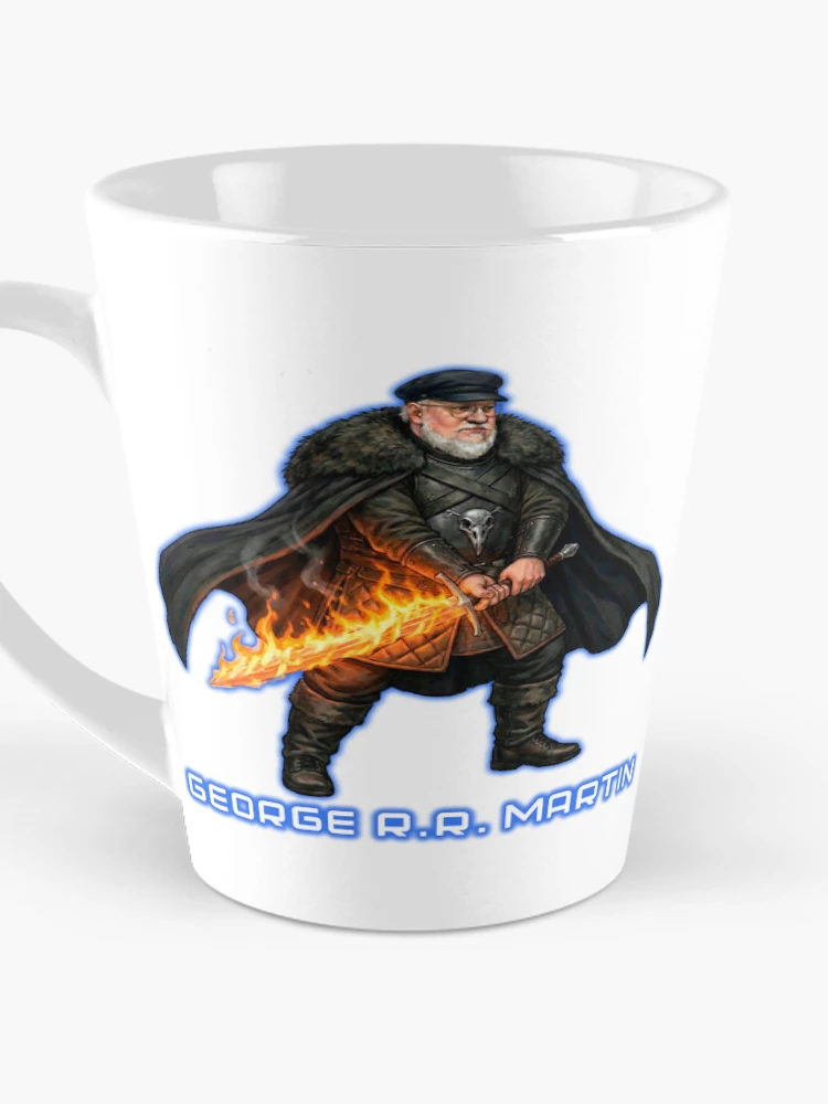 Aperçu 3 sur 4. Mug à café avec l'œuvre George R.R. Martin – Le Lord Commandant créée et vendue par Write-N-Fight.