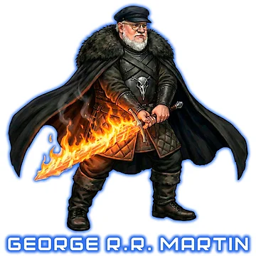 Artwork thumbnail, George R.R. Martin – The Lord Commander by Write-N-Fight