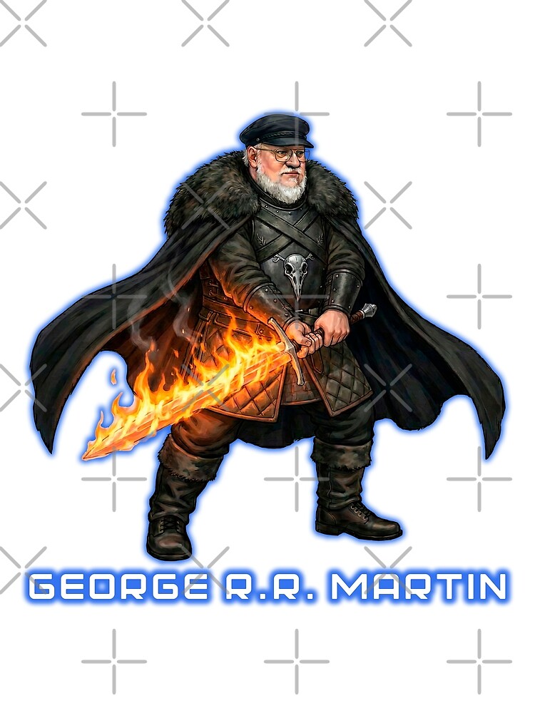 Thumbnail 3 of 3, Scarf, George R.R. Martin – The Lord Commander designed and sold by Write-N-Fight.